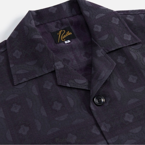 Needles | Ethnic Jacquard Cabana Vacation Shirt | S - Picture 7 of 15